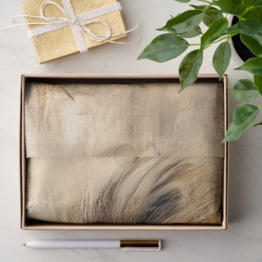 Decoupage boeiende close-up leeuwen gezicht tissuepapier (Geschenk)