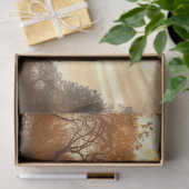 Decoupage boeiende olifant zonsondergang tissuepapier (Geschenk)