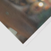 Decoupage Boho Dachshund Barber Shop Tissuepapier (Detail)