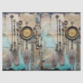 Decoupage BoHo Dreamcatcher Feathers Tissuepapier (Voorkant)