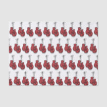 Decoupage Boksen Verjaardag Rode handschoenen