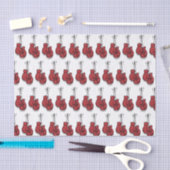 Decoupage Boksen Verjaardag Rode handschoenen Tissuepapier (Craft)