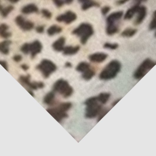 Decoupage Bold Leopard Print Background  Tissuepapier (Detail)
