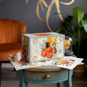 Decoupage Botanical Bloom Tissuepapier