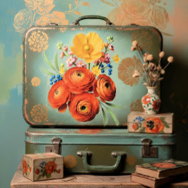 Decoupage Botanical Bloom Tissuepapier