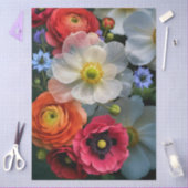 Decoupage Botanical Bloom Tissuepapier (Craft)