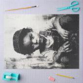 Decoupage Boy De kleine avonturier Tissuepapier (Craft)