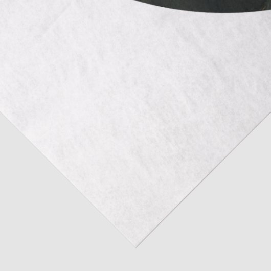 Decoupage Bride Groom Skeleton 21-inch round Tissuepapier (Detail)