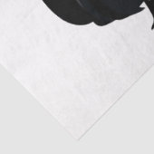 Decoupage Bruids bruiloft Mode Zwart & Grijs Tissuepapier (Detail)