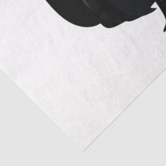 Decoupage Bruids bruiloft Mode Zwart & Grijs Tissuepapier (Detail)