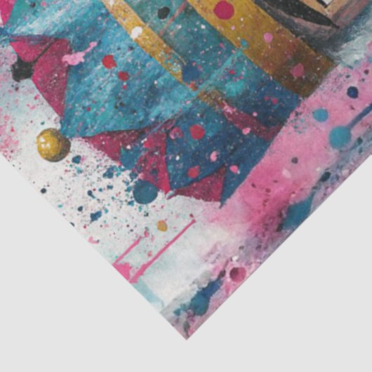 Decoupage Bubblegum Royalty Nutcracker Couple  Tissuepapier (Detail)