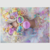 Decoupage Bubblegum Zomerkunst met Retro Vibes Tissuepapier (Voorkant)