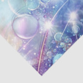 Decoupage Bubbles Faux Finish Achtergrond Orbs Tissuepapier (Detail)