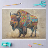 Decoupage Buffalo Spirit of the Plains Tissuepapier (Craft)