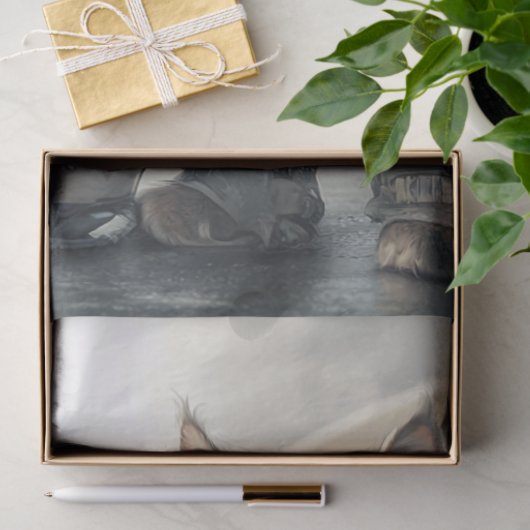 Decoupage Cat Military Pilot Vliegtuig Carrier Tissuepapier (Geschenk)