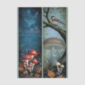 Decoupage Celestial Kitten Tissuepapier (Voorkant)