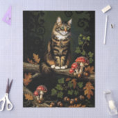 Decoupage Celestial Kitten Tissuepapier (Craft)