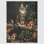 Decoupage Celestial Kitten Tissuepapier (Voorkant)