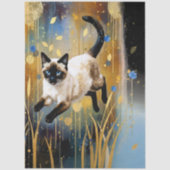 Decoupage Celestial Kitten Tissuepapier (Voorkant)