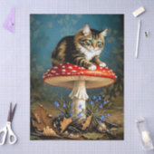 Decoupage Celestial Kitten Tissuepapier (Craft)