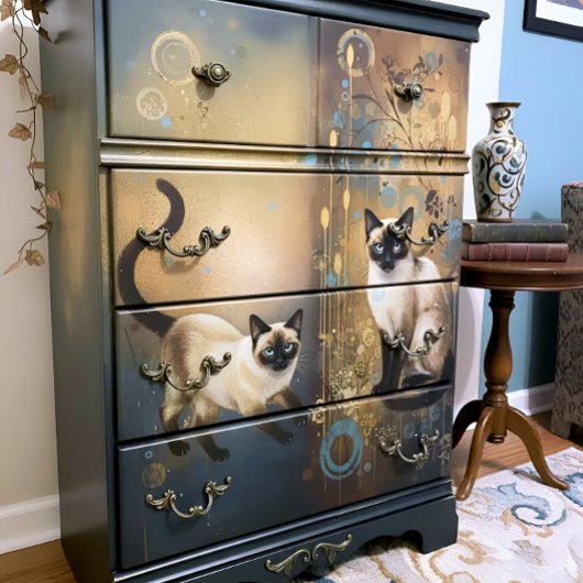Decoupage Celestial Kitten Tissuepapier