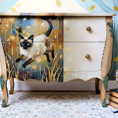 Decoupage Celestial Kitten Tissuepapier
