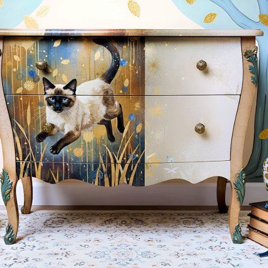 Decoupage Celestial Kitten Tissuepapier