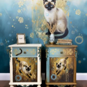 Decoupage Celestial Kitten Tissuepapier