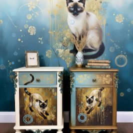 Decoupage Celestial Kitten Tissuepapier