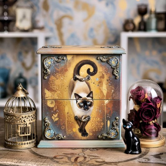 Decoupage Celestial Kitten Tissuepapier