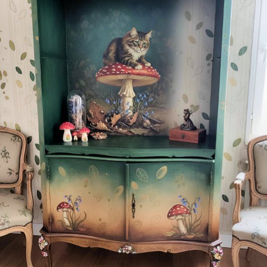Decoupage Celestial Kitten Tissuepapier