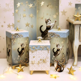 Decoupage Celestial Kitten Tissuepapier