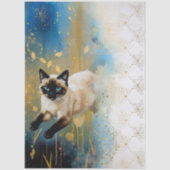 Decoupage Celestial Kitten Tissuepapier (Voorkant)