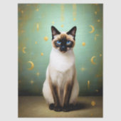 Decoupage Celestial Kitten Tissuepapier (Voorkant)