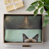 Decoupage Celestial Kitten Tissuepapier (Geschenk)