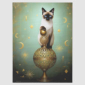 Decoupage Celestial Kitten Tissuepapier (Voorkant)