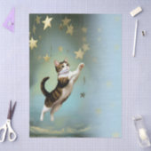 Decoupage Celestial Kitten Tissuepapier (Craft)