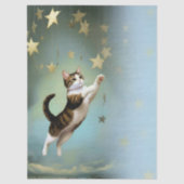 Decoupage Celestial Kitten Tissuepapier (Voorkant)
