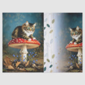 Decoupage Celestial Kitten Tissuepapier (Voorkant)
