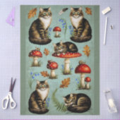 Decoupage Celestial Kitten Tissuepapier (Craft)