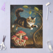 Decoupage Celestial Kitten Tissuepapier (Craft)