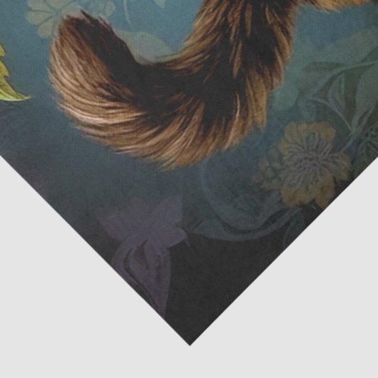 Decoupage Celestial Kitten Tissuepapier (Detail)