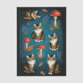 Decoupage Celestial Kitten Tissuepapier (Voorkant)