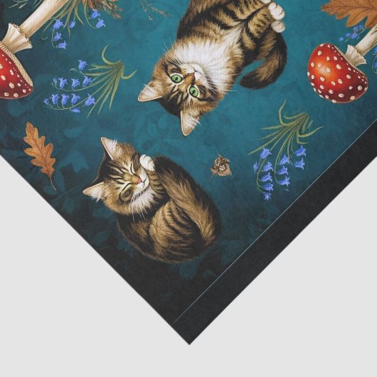 Decoupage Celestial Kitten Tissuepapier (Detail)
