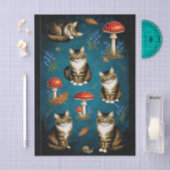Decoupage Celestial Kitten Tissuepapier (Craft)