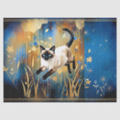 Decoupage Celestial Kitten Tissuepapier (Voorkant)