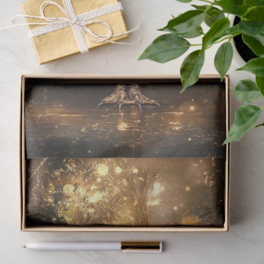 Decoupage Celestial Peacock Regal Elegance Tissuepapier (Geschenk)