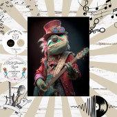 Decoupage Chameleon Rock Fur Feather Funk Band Tissuepapier