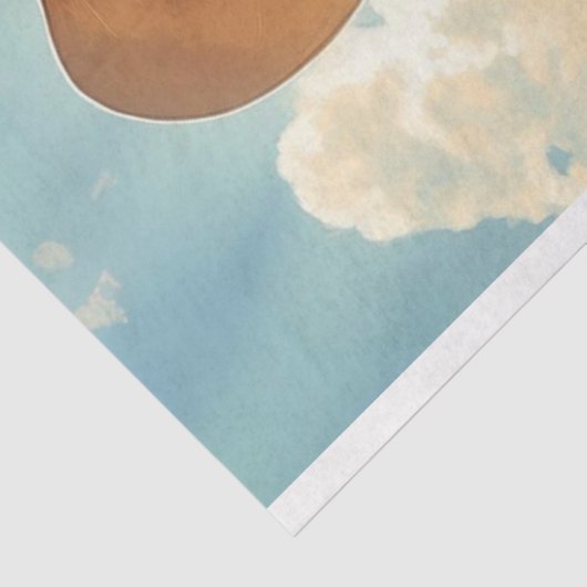 Decoupage  Character Gitarist Debbie Tissuepapier (Detail)