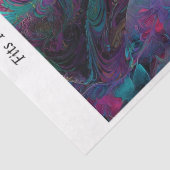 Decoupage Cheshire Cat Fits 16x20 Canvas Tissuepapier (Detail)